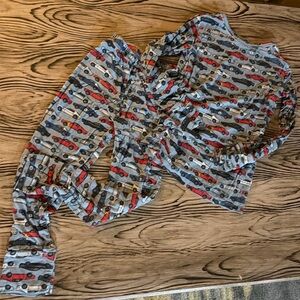 Posh Peanut Bamboo Race Car Jammies